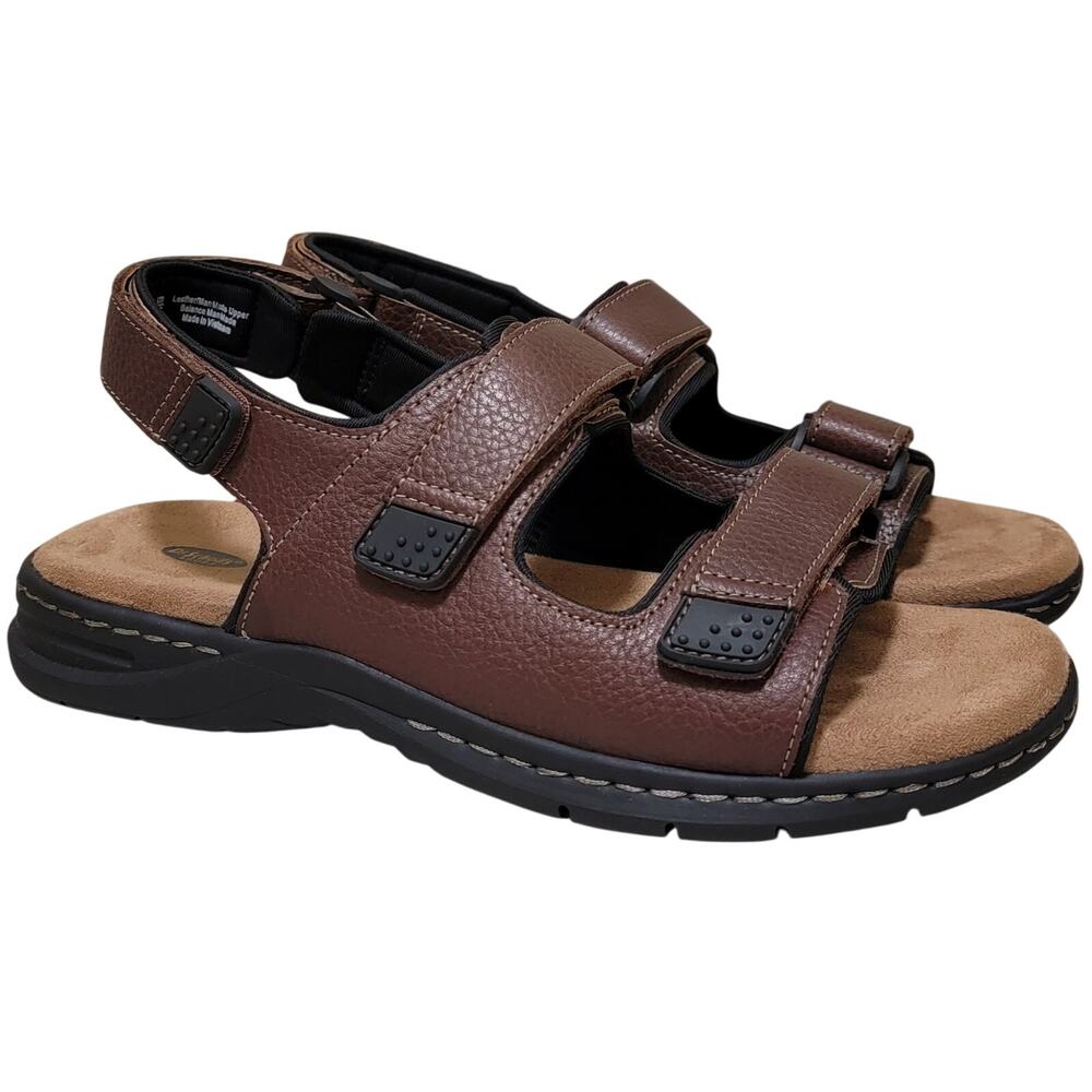 Dr Scholl's Men Gavin Slingback Comfort Sport Sandals Size US 9M Briar Brown